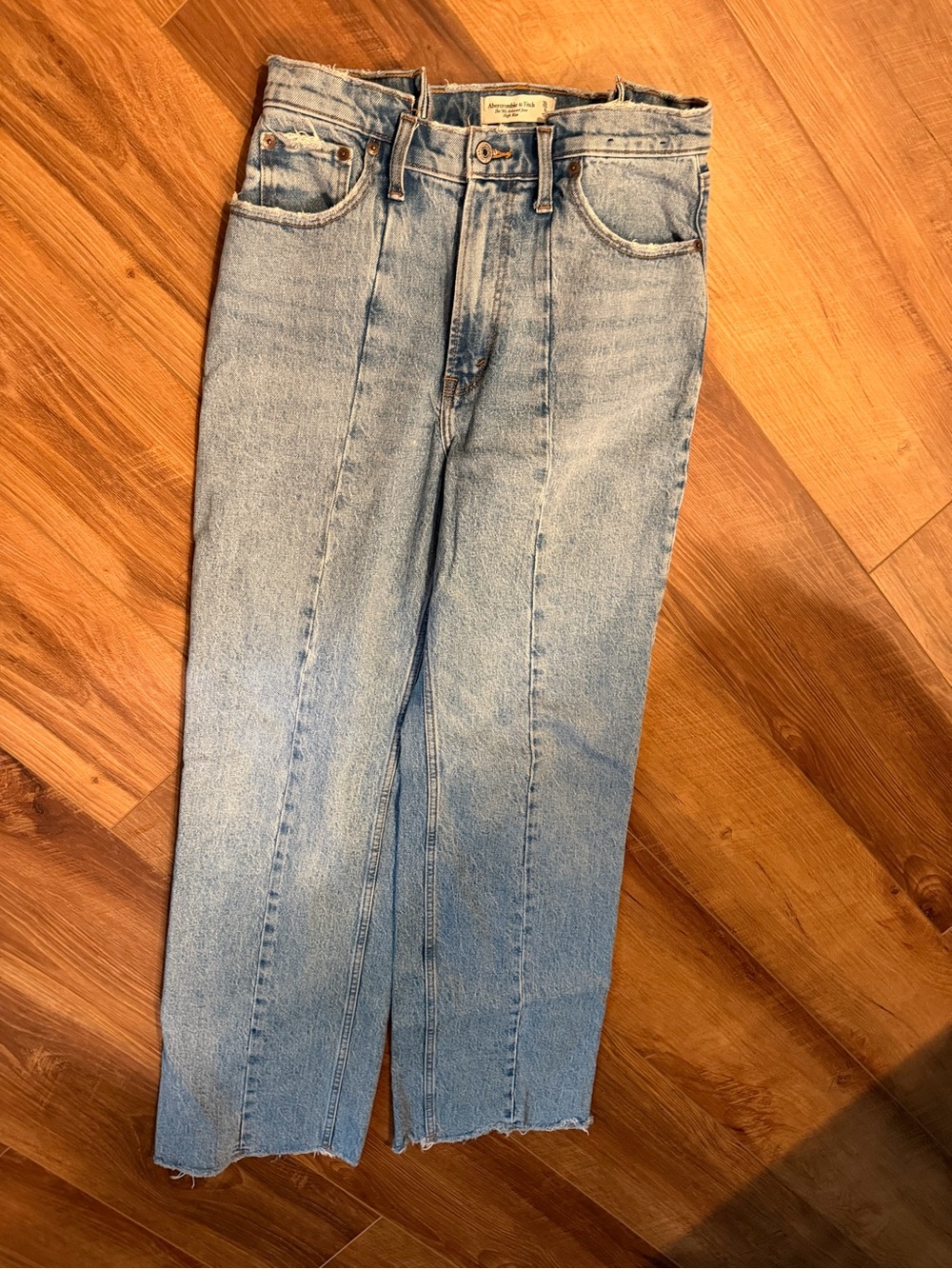 Abercrombie & Fitch Light Blue Straight-Leg Men's Jeans